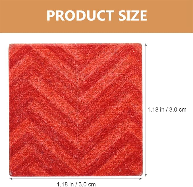 DOITOOL Miniature Dollhouse Flooring Mini Dollhouse Accessories, 27PCS Floor Sheet Wood Flooring Decorations, Doll House Furniture Accessories