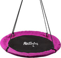 RedSwing 43" Flying Saucer Swing for Kids Outdoor, Large Round Tire Swings for Trees and Swingset, Strong Heavy Duty for Outside Playground,500LBS Weight Capacity, Purple