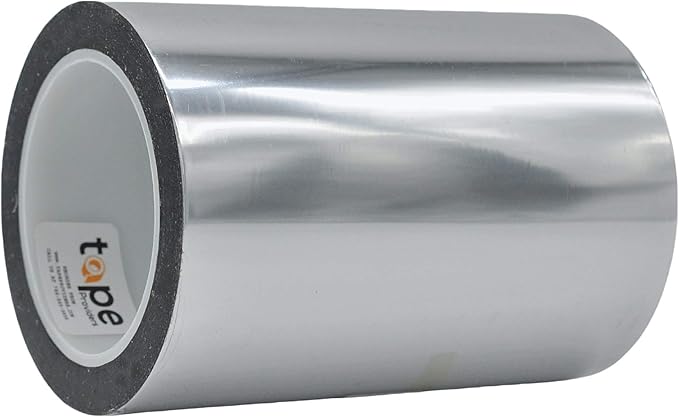 WOD MPFT2 Silver Metalized Polyester Mylar Film Tape with Acrylic Adhesive, 6 inch x 72 ft. Vibrant Mirror Silver Tape, Decor Tape for Detailing Accent Wall, Graphic Arts, Car and Boat Trim