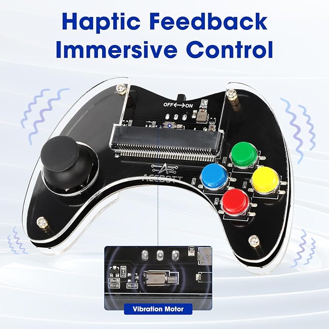 ACEBOTT Wireless Controller for Micro:bit Kit, STEM Kit Coding Robot kit Compatible With Makecode, Remote Control for Programming Learning, Gifts for Kids and Teens(Not included Micro:Bit)
