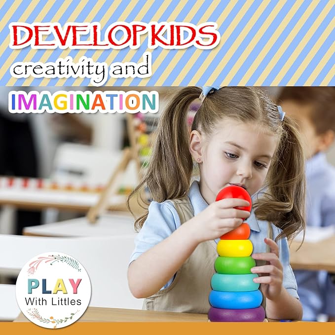 LOOIKOOS Toddler Musical Instruments Set Wooden Percussion Instruments Toy for Kids Baby Preschool Educational Musical Toys for Boys and Girls with Storage Bag