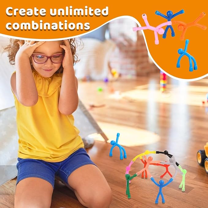 Magnetic Toys, 12Pcs Colourful Magnets for Kids,Travel Fidget Tiny,Men Toys for Kids,Easter,Refrigerator