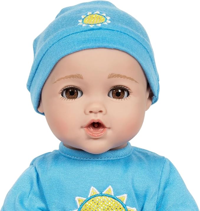 Adora NurtureTime Interactive Baby Doll, Clothes, & Accessories Set - Blue Boy