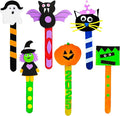 4E's Novelty Halloween Bookmark Craft for Kids - 12 Pack Bulk Kids Halloween Crafts Ages 4-8, 8-12 Halloween Activities for Kids Classroom 2025 Halloween Bookmarks, DIY Foam Halloween Craft Kit