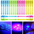 30 Pieces Invisible Ink Pen with UV Light Spy Pen Magic Marker Party Favors for kids 8 12 years Birthday Gifts Classroom Prizes Goodie Bags Stuffers for Kids
