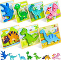 TOY Life Toddler Puzzles Ages 2-4, Wooden Puzzles for Toddlers 1-3, 7 Pcs Dinosaur Puzzle 2 Year Old, Puzzles for Kids Ages 3-5, Toddler Boy Toys 2-3, Educational Learning Toys for 3 Year Old