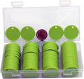 35MM with Holes, 120 Pieces per Box of Plastic Poker Chips - Perfect for Bar Activities, Teaching Games, and Customizable Accessories with Text.