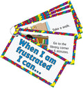 Really Good Stuff When I Am Frustrated Card Set for The Classroom or at Home Kids Activity - Grade K-3 - Help Kids Identify Emotions with Techniques on How to Manage Feelings and Emotions