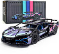 STEM Building Car, 1:14 Building Blocks and Construction Toy, Collectible Super Technical Lambo Cars, Gifts for 8-16 Year Old Boys and Adults (1314 pcs)