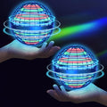 2025 Flying Orb Ball - AI Cool Novelty Gift Galaxy Boomerang Hand Drone Magic Floating Orbit Hover Mini Outdoor Fidget Toy for Boys Girls Teens Kids (2 Pack Blue)