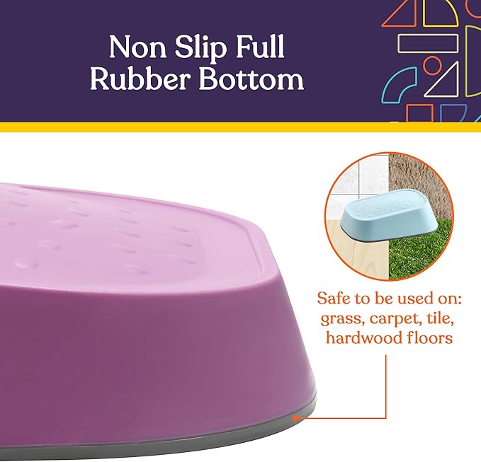 Special Supplies Set of 5 Stepping Stones for Kids Indoor and Outdoor Balance Blocks Promote Coordination, Balance Strength Child Safe Rubber, Non-Slip Edging (Unicorn)