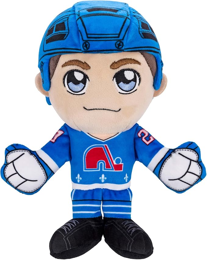 Bleacher Creatures Quebec Nordiques Peter Forsberg 8" NHL Kuricha Sitting Plush - Soft Chibi Inspired NHL Superstar