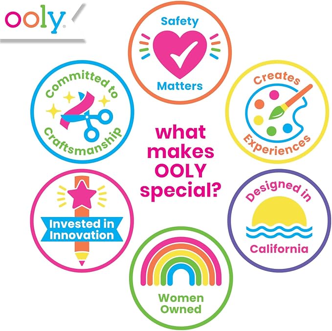 Ooly Scratch & Scribble 10pc Art Kit with 8 Total Scratch Cards (4 Illustrated, 2 Blank, 2 Rainbow) with Scratching Tool and Sparkled Stickers, Art Set Gifts for Kids - Princess Garden