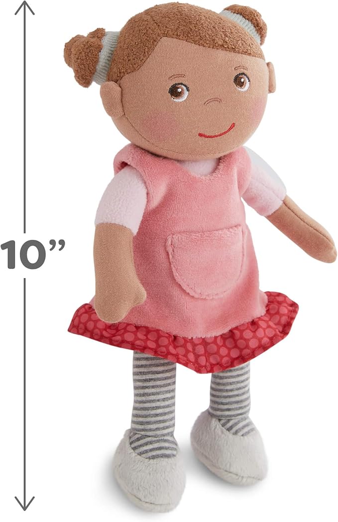 HABA Snug Up Camilla - 10" Soft Doll, Machine Washable - Perfect Snuggly First Soft Baby Doll and Toddler Plush Figure for 6 Months and Up