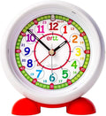 EasyRead Time Teacher Alarm Clock Kids - Telling Time Teaching Clock - Boys & Girls Alarm Clock With Rainbow 24 Hr Face & Night Light - Bedroom Clock - Kids Analog Alarm Clock 2 Step Learning System