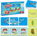 Sequencing Cards,Sequence Board Game for Kids,Speech Therapy Materials Toys for Autism,Story Storytelling,Social Skills,Sentence Building,Preschool Learning Activities,Classroom & Homeschool