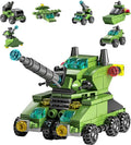 138-Piece Military Building Blocks Set – Army Tank Vehicle Toy with 7 in 1 Transformable Models, STEM Construction Kit for Kids Ages 6-12, Combat Play & Collector’s Display