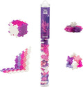 PLUS PLUS 70 Piece Interlocking Building Blocks for Kids, Open Ended Connecting Toys, STEM Bin Classroom Mini Manipulatives - Glitter Mix Play Tube