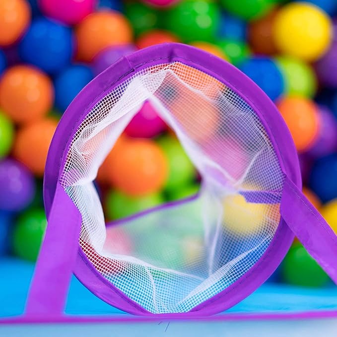 Ball Pool for Toddlers | Kids Ball Pit | Ball Pit for Babies | Piscina de Pelotas para Bebes |Playpen with Basketball Hoop and Zipper Storage Bag, 4 Ft/120CM E : Balls NOT Included