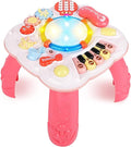 Baby Toy- Engaging Baby Activity Center for 6 12 18 Months Old- Safe, Sturdy, and Fun (11.8 x 11.8 x 12.2 inches), (Pink)