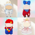 4 Pack—17cm Doll Clothes,Premium Doll Outfit with Accessories,Doll Princess Skirt,Cute Clothes Outfit for 17cm Dolls,End Dolls Fashion Clothing Set(No Dolls and Shoes) (Set O)