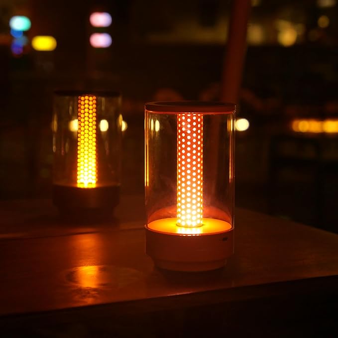 Creative LED Honeycomb Table Lamp (Orange)
