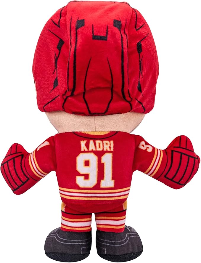 Bleacher Creatures Calgary Flames Nazem Kadri 8" NHL Kuricha Sitting Plush - Soft Chibi Inspired NHL Superstar