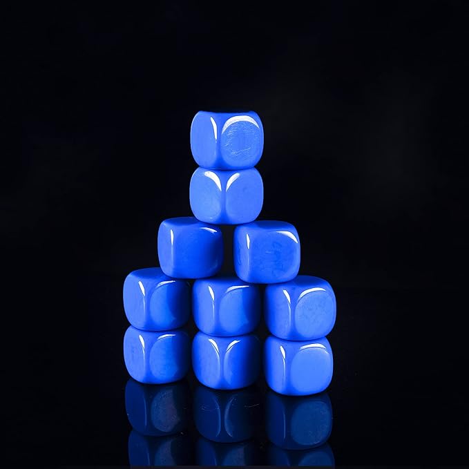 22MM Rounded Blank Six Sided Dice Lianshi Teaching Created Sesources Game Teaching Plastic Cubes Four Colors Choosable