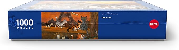 MyPuzzle Cats in Paris - Sven Hartmann - Premium 1000 Piece Jigsaw Puzzle for Adults