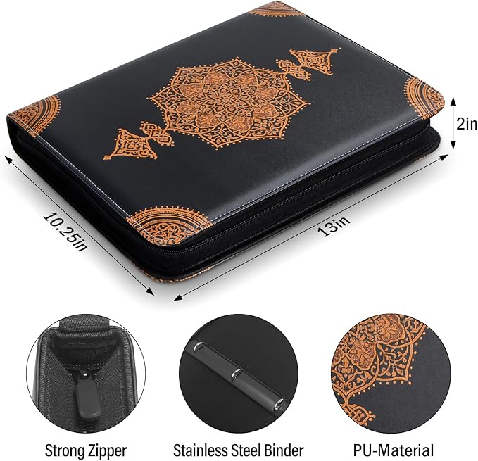 Coin Collection Book Holder - 400 Coins Pockets+15 Bills Pockets, Coin Display Organizer Storage Album for 20/25/ 27/30/38mm Coin