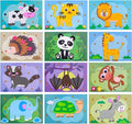 3D EVA Foam Stickers for Toddlers 12PCS Sticky Foam DIY Craft Preschool Art Class Drawing Sticker Puzzle Art Kit for Kids Boys Girls (Land Animals)