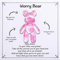 Pocket Bear Hug, Anxiety Relief Gifts, Mental Health Positivity Gift for Men Women, Autism Fidget Gifts, Stress Relief Gift for Her, Thoughtful Present for School Anxiet, Light Pink