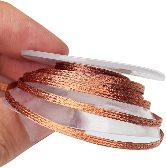 Solder Wicks，No-Clean Solder Wick，10ft Length 2 Pieces Desoldering Braided Wicks. Solder Removal Tool，Desoldering Wick Used to Remove the Solder and Disassemble Electrical Components