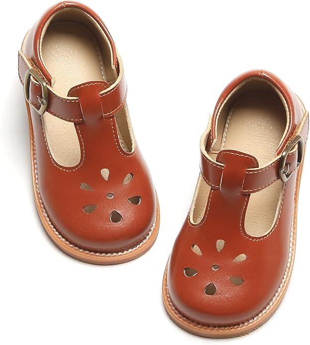 Felix & Flora Toddler Little Girl Mary Jane Dress Shoes - Ballet Flats for Girl Party School Shoes