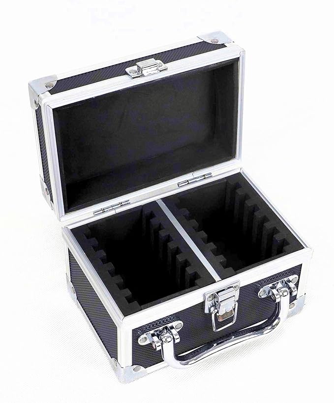 Ursae Minoris Elite Black Aluminum Box for 12 Certified or Certified-Style Coin Holders NGC, PCGS, ANACS, Elite, Lighthouse, BCW