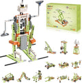 Robot E STEM Kits for 8-12 Year Old Boy Girl, 14 in 1 Electric Building Toys with Learning Materials, DIY Educational Construction Science Kit for Kids 8-10 10-12 Christmas Birthday Gift