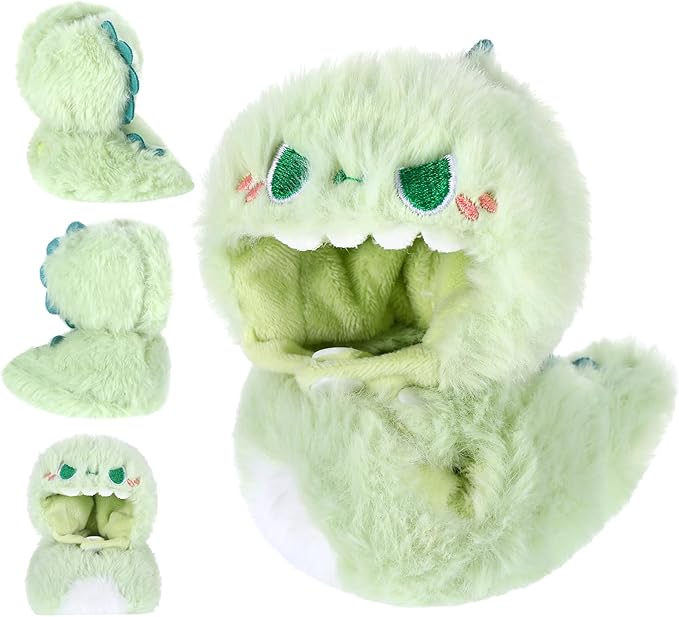 Cute Clothes Outfit for 17cm Doll, Adorable Dolls Outfits,Dress Set for Accessories, Fashion Chic Figure Clothes Set (No Figure,Green)