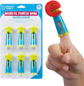 Educational Insights Magnetic Pointer Wand Small Group Set - Pointers for Classroom, Magnetic Wands for Kids, Reading Manipulatives and Teacher Tools, Preschool Classroom Pointer Finger Stick, Ages 4+