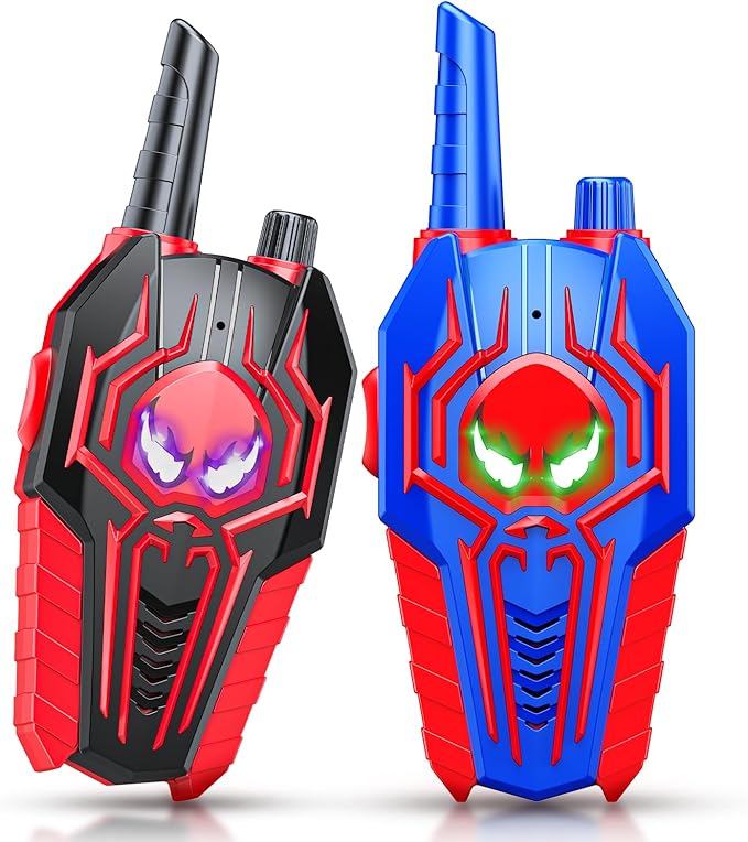 Cool Walkie Talkies for Boys Kids: Gifts Toys for 3 4 5 6 7 8 Year Old Boys Ages 5-7 Kids Walkie Talkies 2 Pack Outdoor Hiking Toy Age 3-8 Year Old Boy Girl Christmas Birthday Gifts Stocking Stuffers