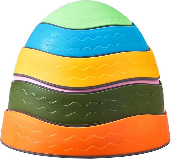 VEVOR Balance Stepping Stones for Kids, 6 PCS, Up to 220 lbs, Non-Slip Toddlers Sensory Stepping Stones, Obstacle Course Coordination Game Toys Indoor or Outdoor Play for Children Aged 3 4 5 6 7 8+