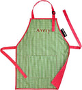 Urban Infant Little Helper Kids Apron - Children's Cooking Art Gardening - Great Gift for Toddler Boys and Girls