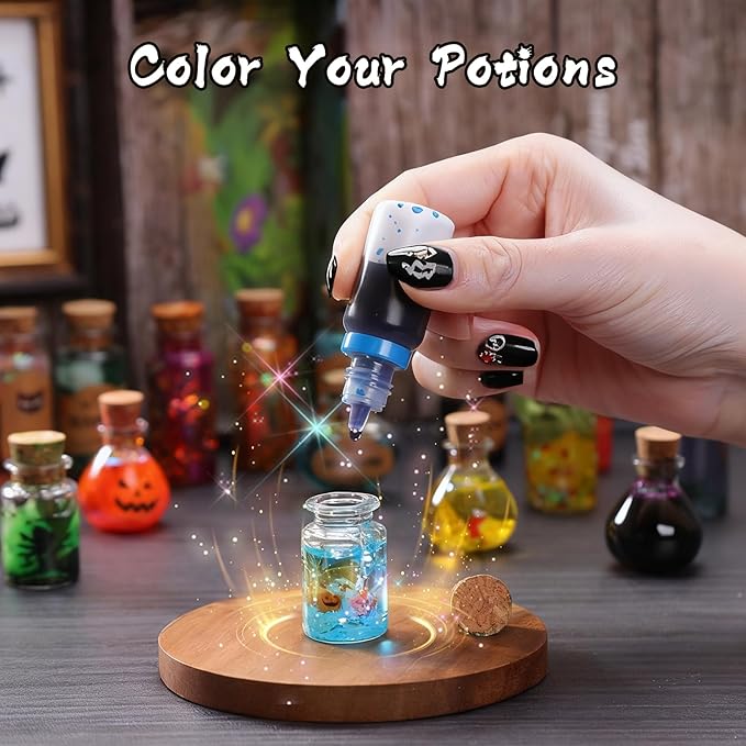 Magic Mystery Potion Kits for Kids, 20 Magic Bottles with Magic Growing Tree, Fun DIY Festive Science Experiment, Unique Stocking Stuffer for Boys Girls Age 6 7 8 9 10 11+Christmas Decorations & Party