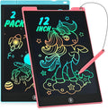 cimetech 2 Pack LCD Writing Tablet for Kids, 12 Inch Toddler Toys for 3-8 Year Old Girls Boys, Doodle Board Drawing Pad Travel Essentials, Educational Toys Birthday Gift for Children