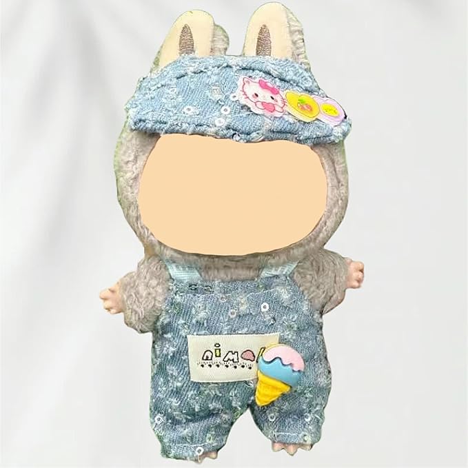 4 Pack—17cm Doll Clothes,Premium Doll Outfit with Accessories,Doll Princess Skirt,Cute Clothes Outfit for 17cm Dolls,End Dolls Fashion Clothing Set(No Dolls and Shoes) (Set 3)