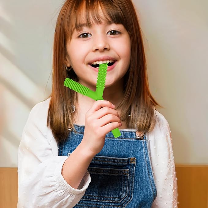ERKOON 5 Pack Sensory Chew Toys for Autistic Children, Silicone Chewy Tubes Teething Tubes for Autism, ADHD, SPD, Chewies with Special Needs, Oral Motor Chewy Tool for Sensory Kids
