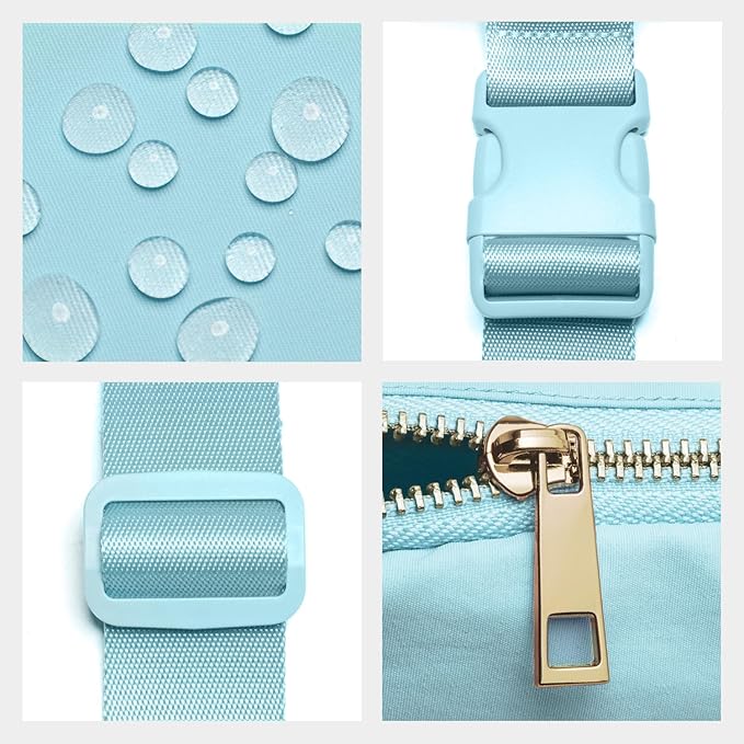 Gitus Gifts for 8 9 10 11 12 Year Old Girls Belt Bag Fanny Pack Crossbody Bags with Initial Letter Patch Cute Stuff Birthday Gifts for Teen Girls Women Personalized Trend Stuff (Icing Blue-O)