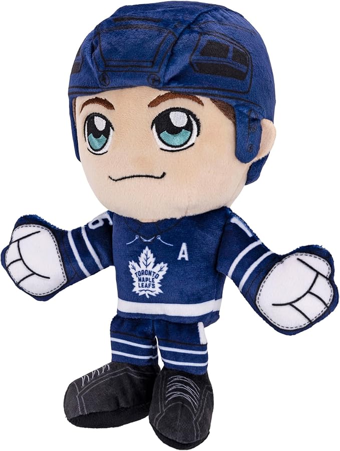 Bleacher Creatures Toronto Maple Leafs Mitch Marner 8" NHL Kuricha Sitting Plush - Soft Chibi Inspired NHL Superstar
