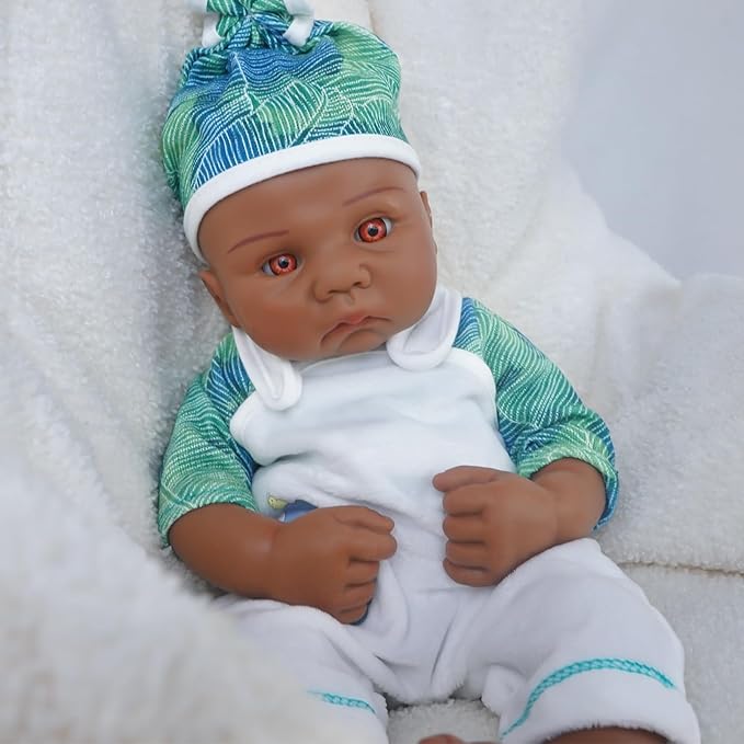 Boy 15 Inch, Full Silicone Baby Doll, Realistic Baby Dolls, Realistic Veins & Pose, Not Vinyl, Reborn Baby Dolls Silicone Full Body, Gift Set