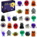 24-Piece Halloween Squishies – Halloween Stress Balls Miniatures for Kids and Adults, Squishy Fidget Toys for Halloween Party Favors, Halloween Prizes, Trick-or-Treat Giveaways