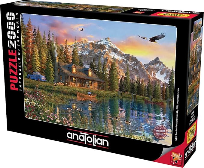 Anatolian Puzzle - Oldlook Cabin, 2000 Piece Jigsaw Puzzle, #3933